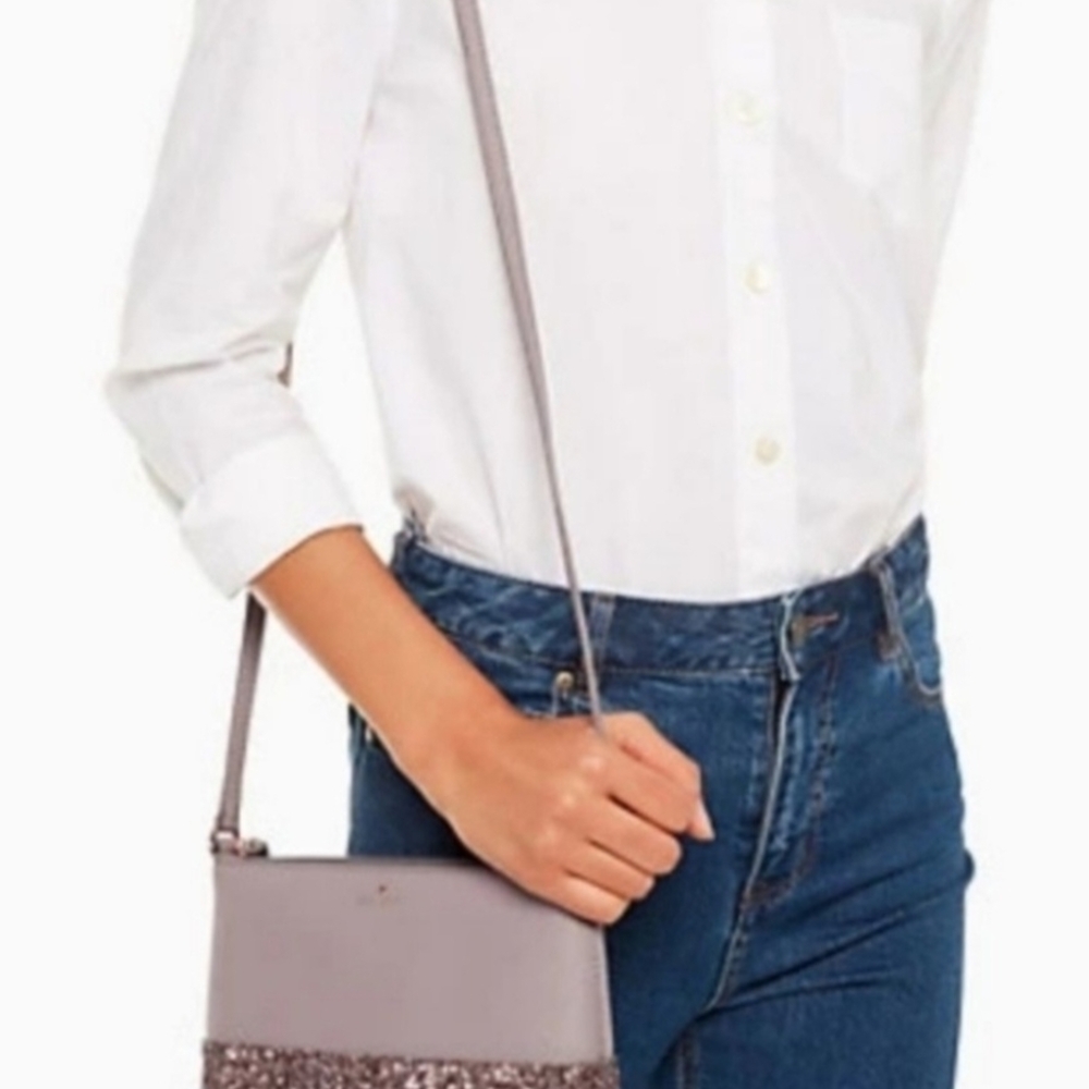 Kate Spade Gray Crossbody Bag - Picture 2 of 7